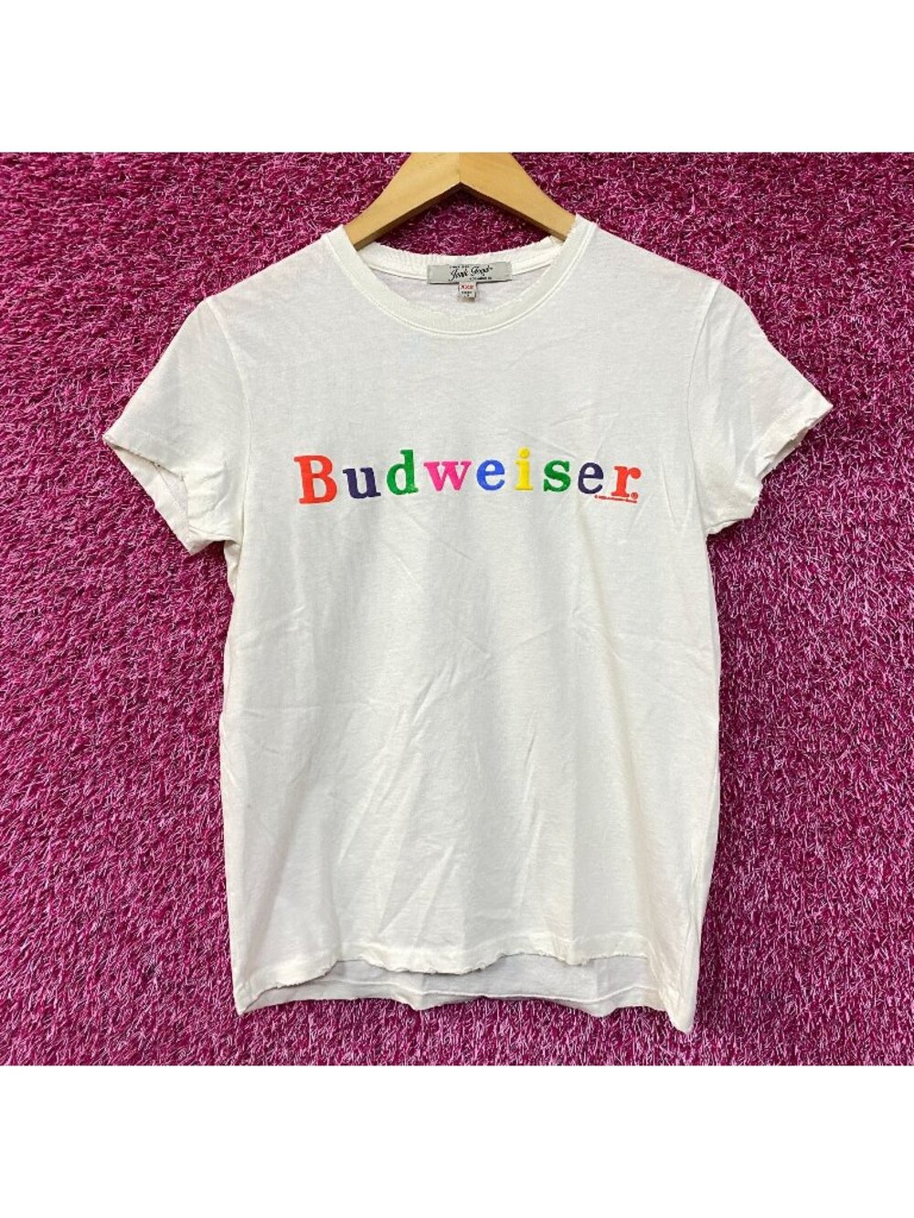Junk Food Rainbow Budweiser King of Beers T-Shirt XXS